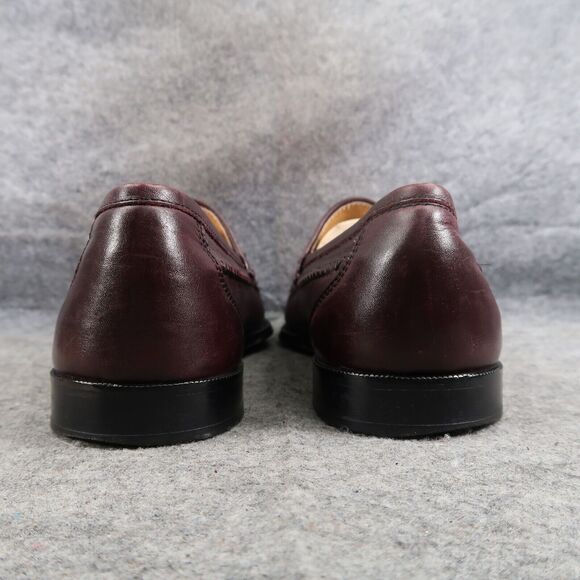 Stamati Mastroianni Shoes Mens 10 Tassel Loafers Moccasin Leather Classic Brown